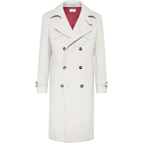 Coats > Trench Coats - - BRUNELLO CUCINELLI - Modalova