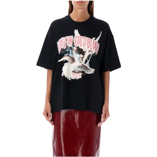 Msgm - Tops > T-Shirts - Black - Msgm - Modalova