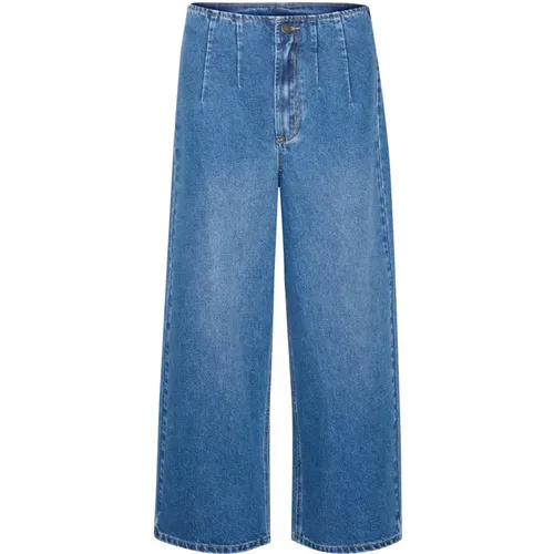 Kaffe - Jeans > Wide Jeans - Blue - Kaffe - Modalova