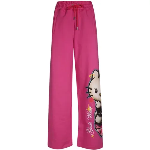 Trousers > Wide Trousers - - Gcds - Modalova