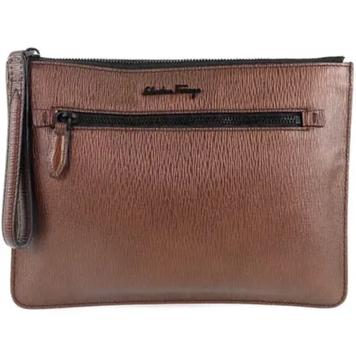Pre-owned > Pre-owned Bags > Pre-owned Clutches - - Salvatore Ferragamo Pre-owned - Modalova