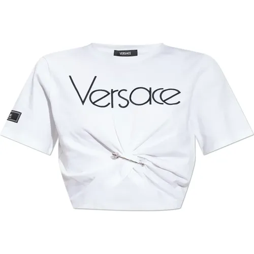 Versace - Tops > T-Shirts - White - Versace - Modalova