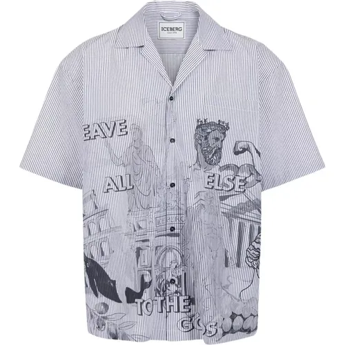 Shirts > Short Sleeve Shirts - - Iceberg - Modalova