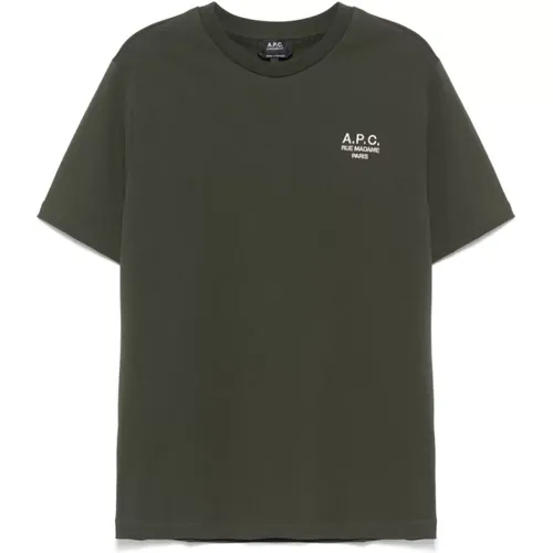 A.p.c. - Tops > T-Shirts - Green - A.p.c. - Modalova