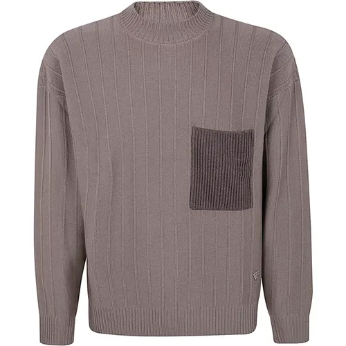 Knitwear > Round-neck Knitwear - - Emporio Armani - Modalova