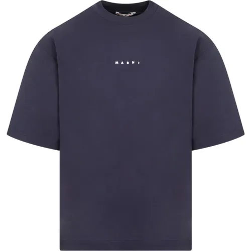 Marni - Tops > T-Shirts - Blue - Marni - Modalova