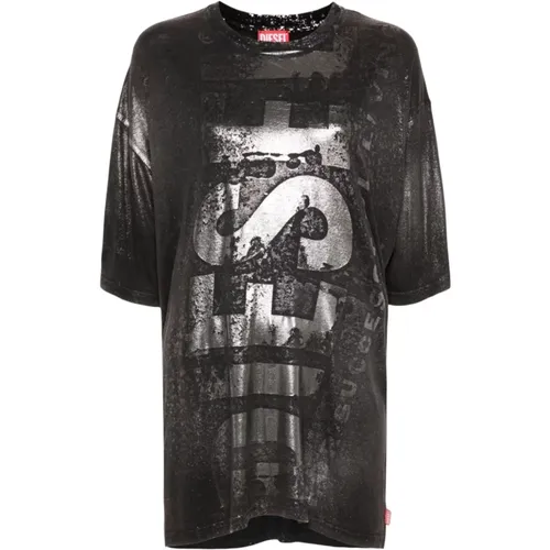 Diesel - Tops > T-Shirts - Black - Diesel - Modalova