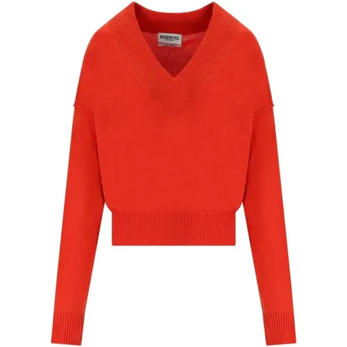 Knitwear > V-neck Knitwear - - Essentiel Antwerp - Modalova