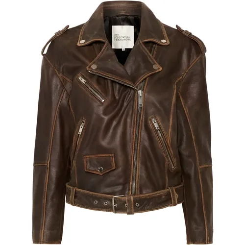 Jackets > Leather Jackets - - My Essential Wardrobe - Modalova