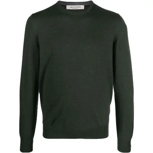 Knitwear > Round-neck Knitwear - - La Fileria - Modalova