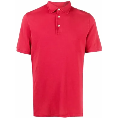 Fedeli - Tops > Polo Shirts - Red - Fedeli - Modalova