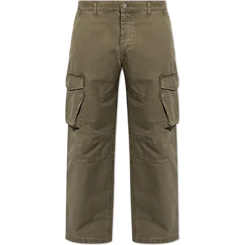 Trousers > Straight Trousers - - Golden Goose - Modalova