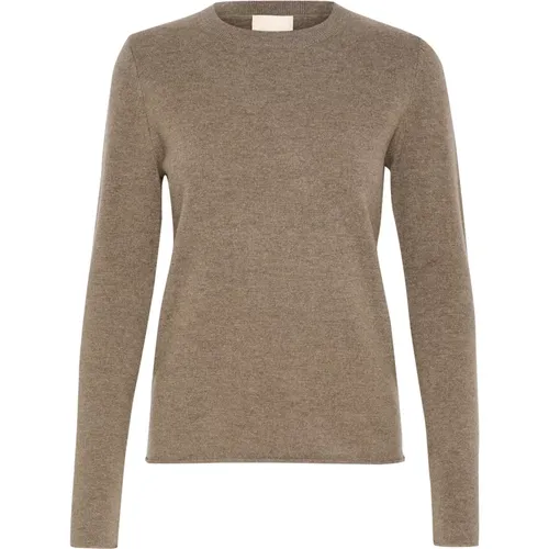 Knitwear > Round-neck Knitwear - - Soaked in Luxury - Modalova