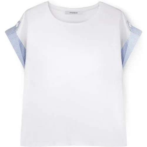 Motivi - Tops > T-Shirts - White - Motivi - Modalova