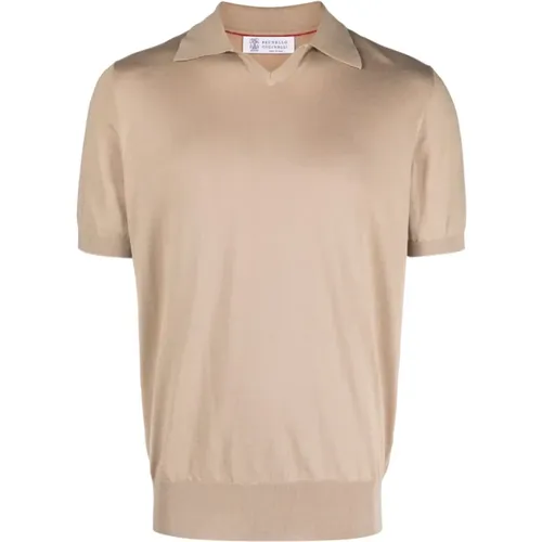 Tops > Polo Shirts - - BRUNELLO CUCINELLI - Modalova