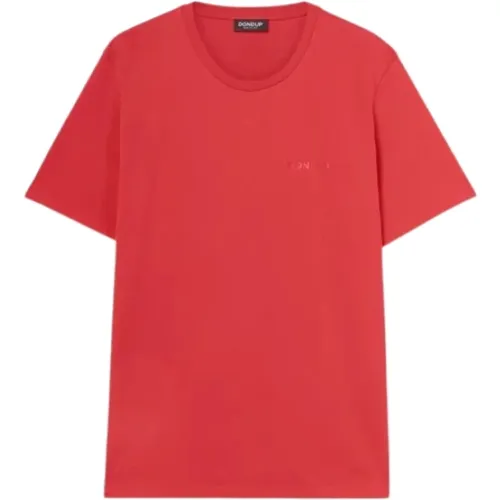Dondup - Tops > T-Shirts - Red - Dondup - Modalova