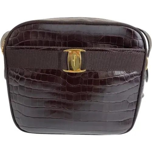 Pre-owned > Pre-owned Bags > Pre-owned Cross Body Bags - - Salvatore Ferragamo Pre-owned - Modalova