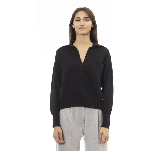 Knitwear > V-neck Knitwear - - Alpha Studio - Modalova