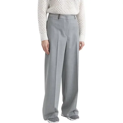 Trousers > Wide Trousers - - PESERICO - Modalova