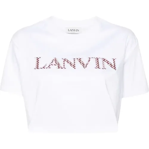 Lanvin - Tops > T-Shirts - White - Lanvin - Modalova