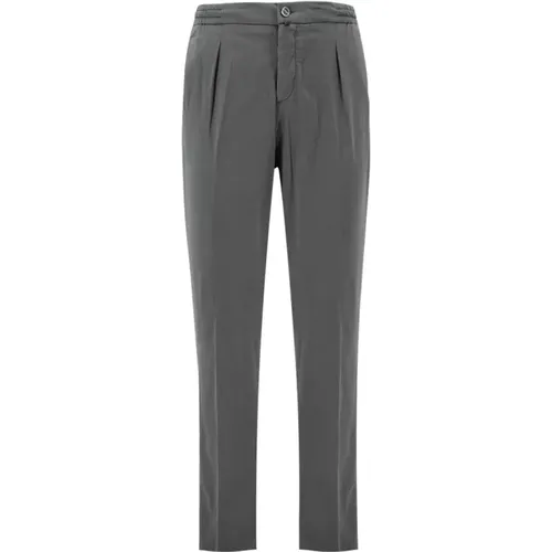 Kiton - Trousers > Chinos - Gray - Kiton - Modalova