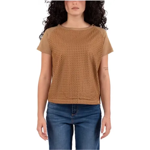 Herno - Tops > T-Shirts - Beige - Herno - Modalova