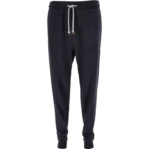 Trousers > Sweatpants - - BRUNELLO CUCINELLI - Modalova