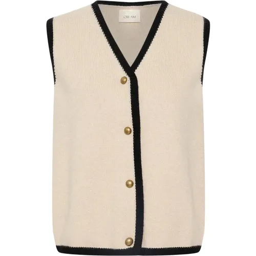 Cream - Jackets > Vests - Beige - Cream - Modalova