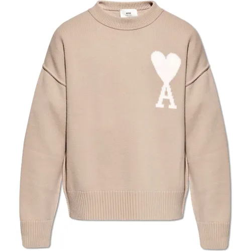 Knitwear > Round-neck Knitwear - - Ami Paris - Modalova