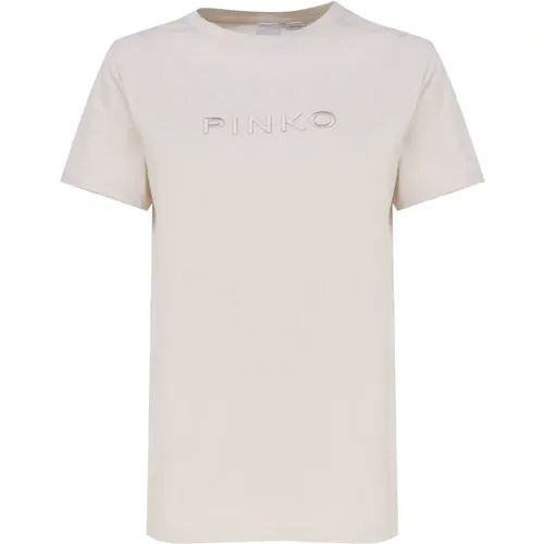 Pinko - Tops > T-Shirts - Beige - pinko - Modalova