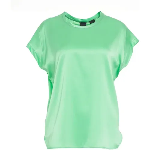 Pinko - Tops > T-Shirts - Green - pinko - Modalova