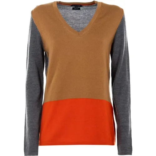 Knitwear > V-neck Knitwear - - Tommy Hilfiger - Modalova