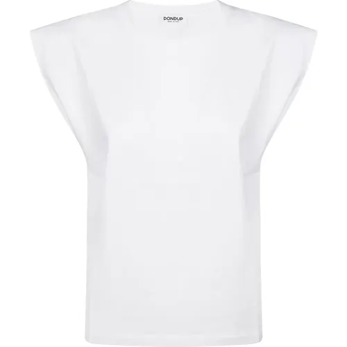 Dondup - Tops > T-Shirts - White - Dondup - Modalova