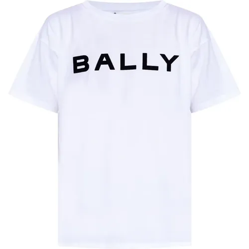 Bally - Tops > T-Shirts - White - Bally - Modalova