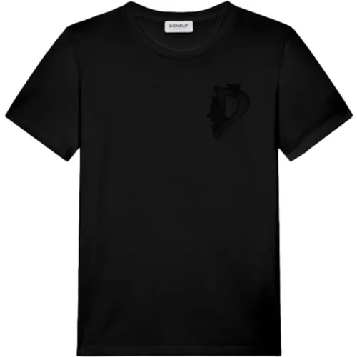 Dondup - Tops > T-Shirts - Black - Dondup - Modalova