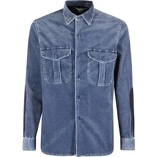 Shirts > Denim Shirts - - Aspesi - Modalova