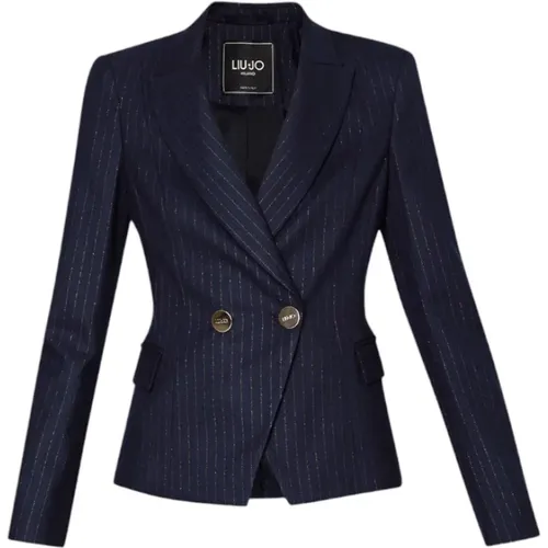 Liu Jo - Jackets > Blazers - Blue - Liu Jo - Modalova