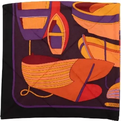 Pre-owned > Pre-owned Accessories > Pre-owned Scarves - - Hermès Vintage - Modalova