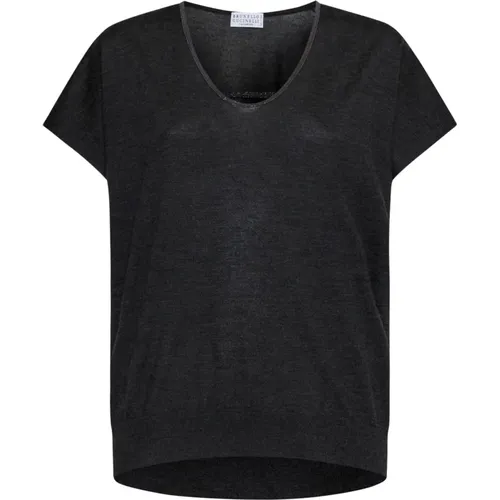 Tops > T-Shirts - - BRUNELLO CUCINELLI - Modalova