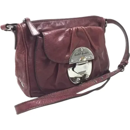 Pre-owned > Pre-owned Bags > Pre-owned Cross Body Bags - - Miu Miu Pre-owned - Modalova