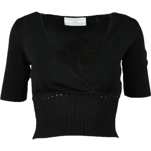 Knitwear > V-neck Knitwear - - Guess - Modalova