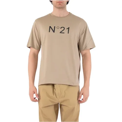 N21 - Tops > T-Shirts - Beige - N21 - Modalova