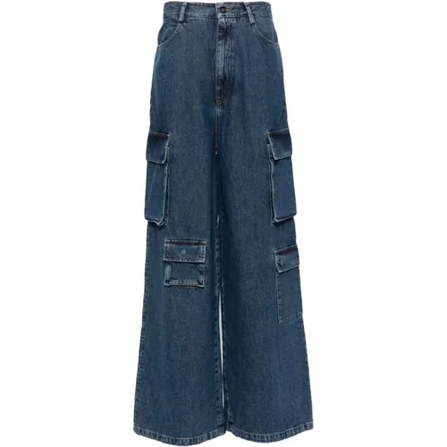 Amish - Jeans > Wide Jeans - Blue - Amish - Modalova