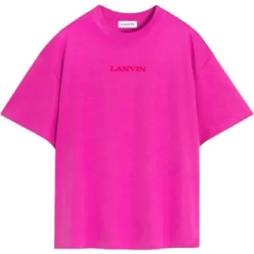 Lanvin - Tops > T-Shirts - Pink - Lanvin - Modalova