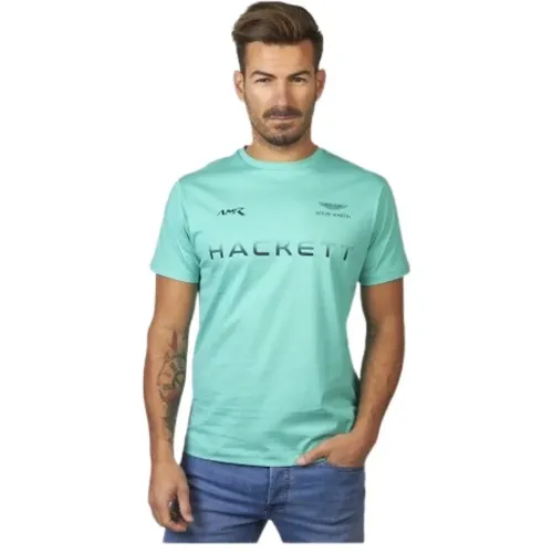Hackett - Tops > T-Shirts - Blue - Hackett - Modalova