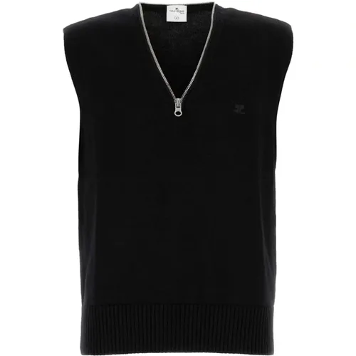 Knitwear > Sleeveless Knitwear - - Courrèges - Modalova