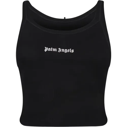 Tops > Sleeveless Tops - - Palm Angels - Modalova