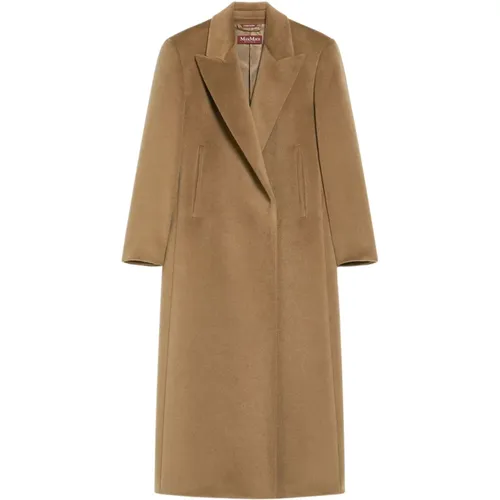 Coats > Single-Breasted Coats - - Max Mara Studio - Modalova