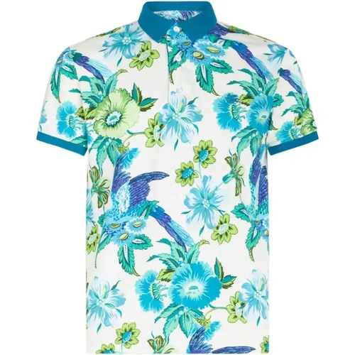 Etro - Tops > Polo Shirts - Blue - ETRO - Modalova