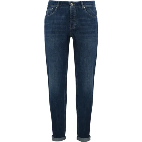 Jeans > Slim-fit Jeans - - BRUNELLO CUCINELLI - Modalova